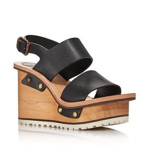Chloé Valentine Platform Wedge Sandals Size 41